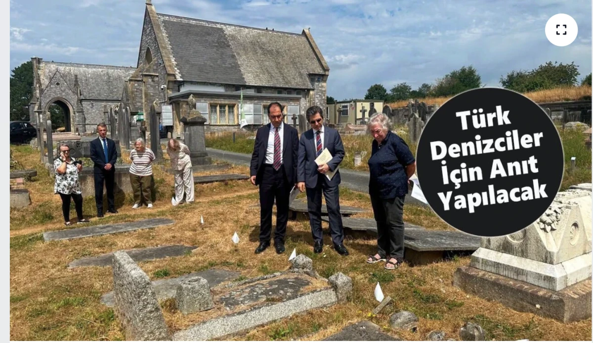 B&uuml;y&uuml;kel&ccedil;i Ertaş&rsquo;tan, Plymouth&rsquo;taki Osmanlı Denizci Mezarlarına Ziyaret
